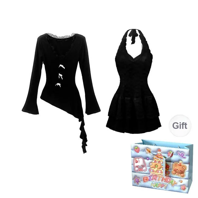 BRASS SCOUT Two Piece Skirt Sets Women's-6