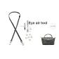 Forest Green Silver-Tone Buckle 95-124cm Cow Leather Shoulder Strap[Perforated]Set