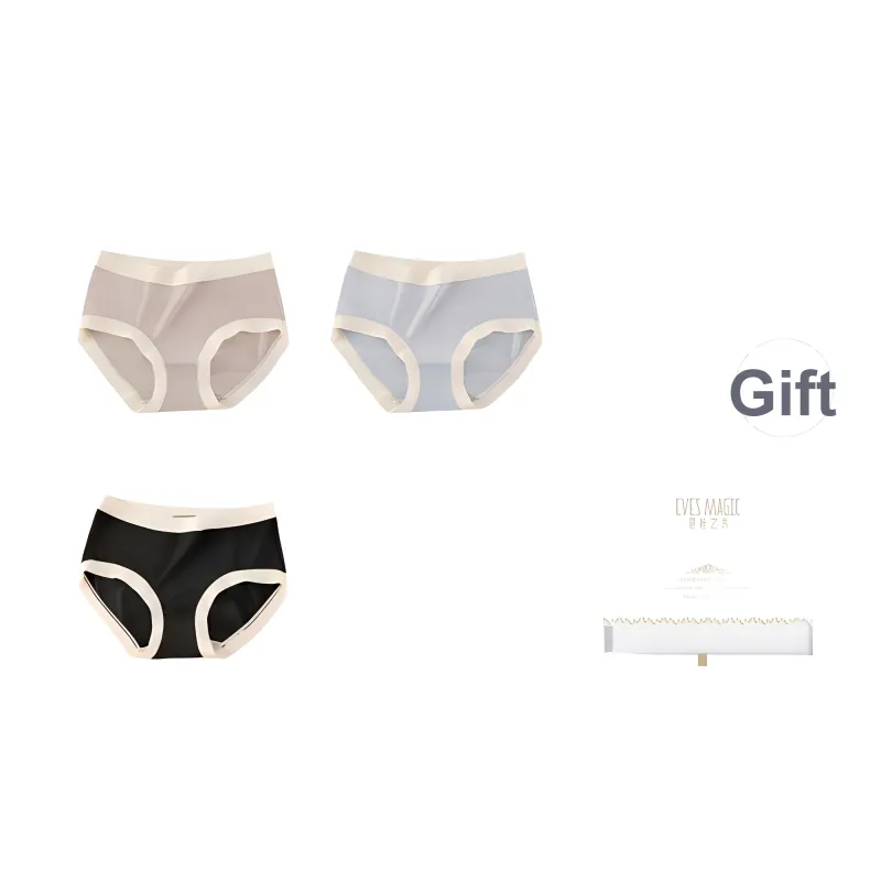 XIA.WA.ZHI.XIU Underpants Women's Shopping Bag 3 Pack-5