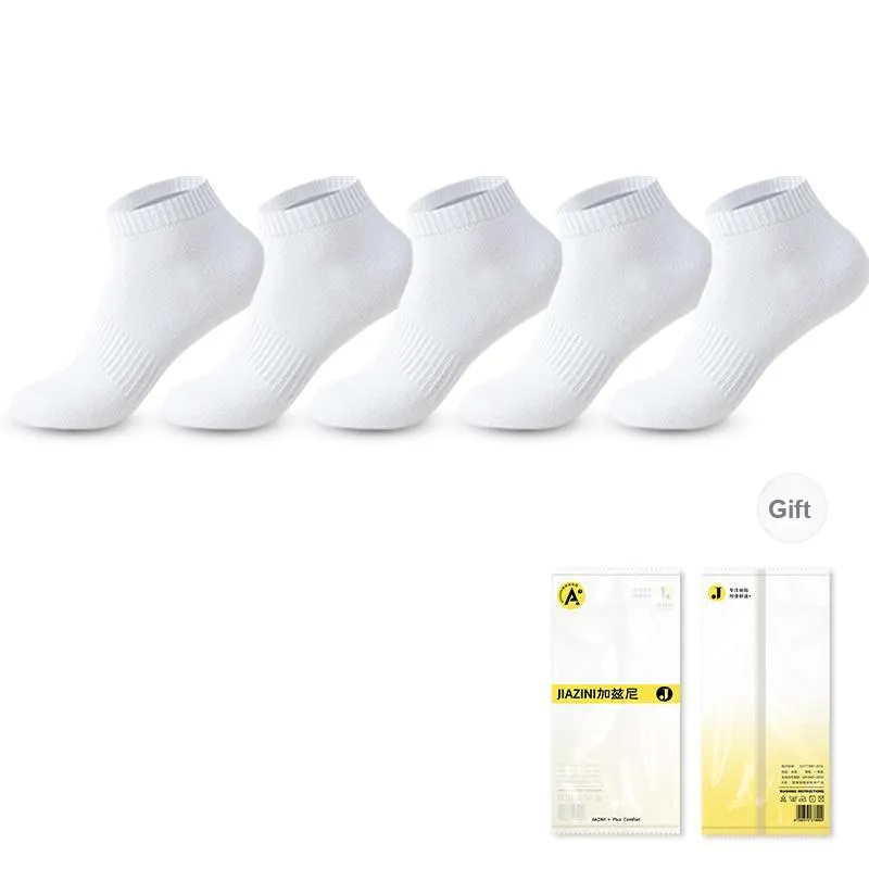 JIAZINI Ankle Socks Men's 5 Pack-0