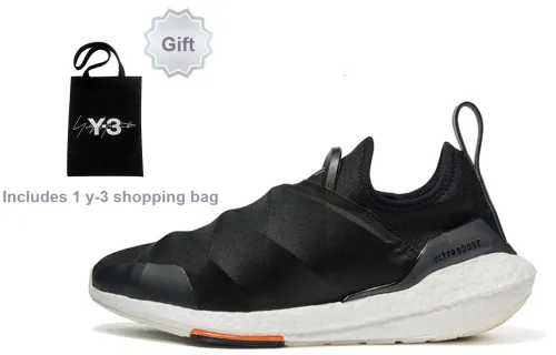 Y-3 Ultraboost 22 Casual Shoes Unisex Low-Top Black/White