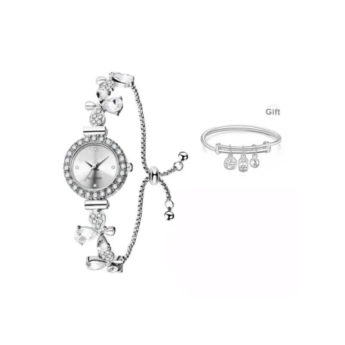 Rlychee Кварцевый механизм сплав ремешок женские часы белый циферблат