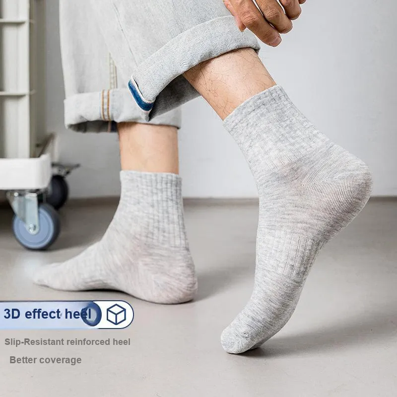 MIIOW Mid Calf Socks Unisex 5 Pack-7