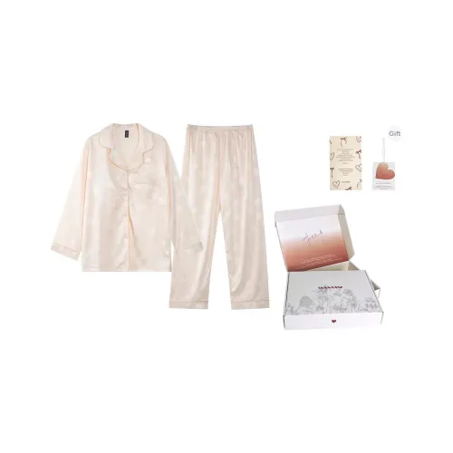 WANANNI Пижамный комплект женский абрикосовый