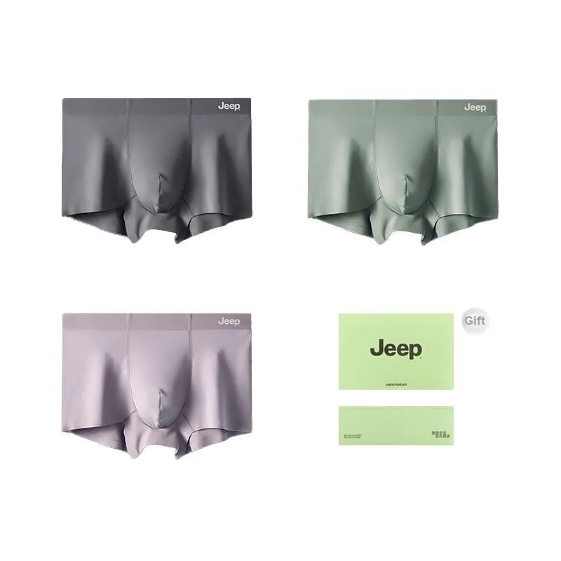 Jeep Underpants Men's 3 Pack Includes Free Box-8