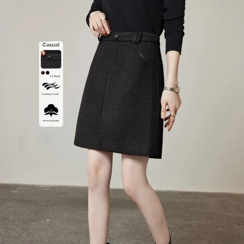 Hang Yi Court Casual Short Skirts Women's-12