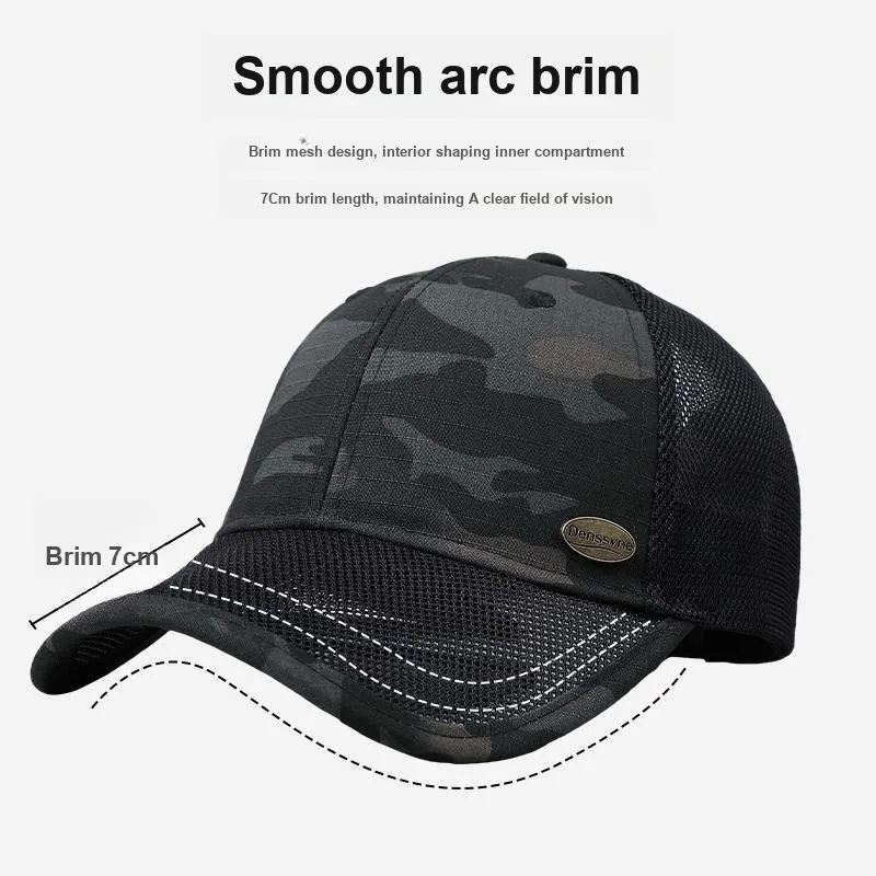 DENSSYNE Polyester Baseball Caps Men's-3