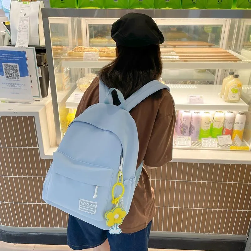BAODIDAISHU Nylon Backpack Regular Unisex Multicolor-17