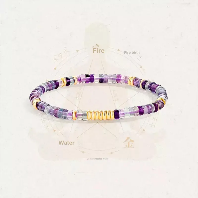 RIXIANGWAN Crystal Bracelets Unisex-4