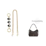 Gold-Tone-Black Letter C Two-Piece Set[13.6cm+45cm]