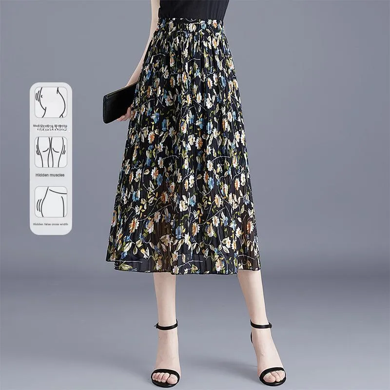 TOUCH Casual Long Skirts Women's-3