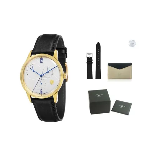 DUFA WEIMAR CALENDAR Collection Кварцевый механизм Унисекс Часы Белый циферблат Корпус из нержавеющей стали