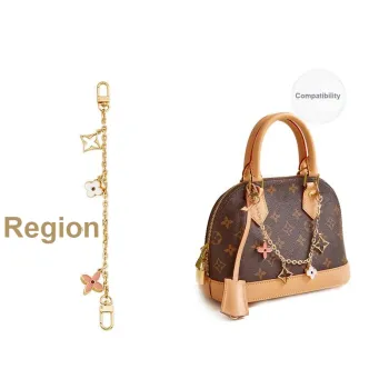 Ingenuity Handmade Alloy Alma Dome Bag Transformation Decoration Chain Bag Accessory Women's Gold Tone
