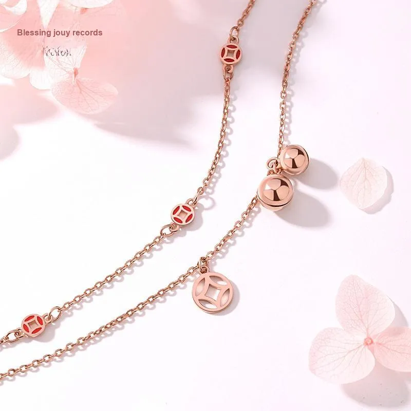 Fu Ru Ji 925 Sterling Silver Anklets Women's-4