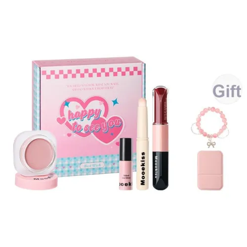 Mooekiss Wish Сладкая Коробка Набор Макияжа Нет TRANSFER Велюр Осветляющий Тон Кожи 6 Штук Набор