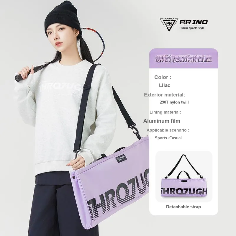 P.R IND Badminton Racket Bags Multipurpose Strap Lilac Unisex-2