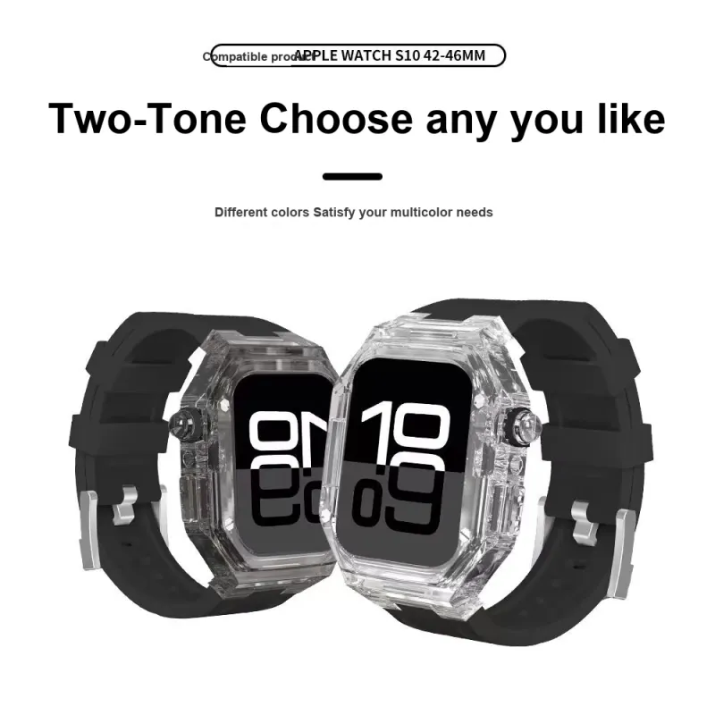 MSSM Apple Compatibility Watch Band 16.76cm~21.33cm 46 Watch Dial Silicone Material-13
