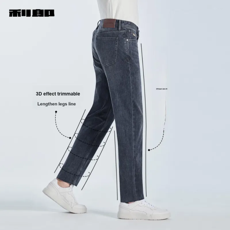 LESS IS MORE Jeans Men Blue Gray-4