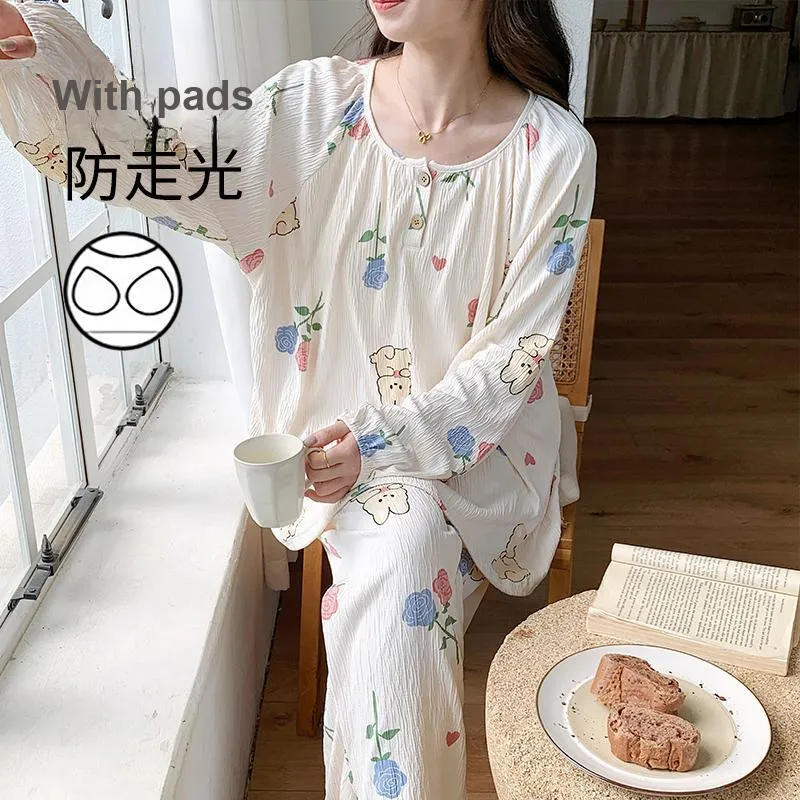 Ta Yan Pajama Set Women's White-1