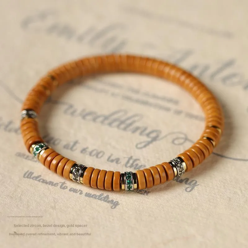 YUFENGXI Olive Pit Bracelets Unisex-4