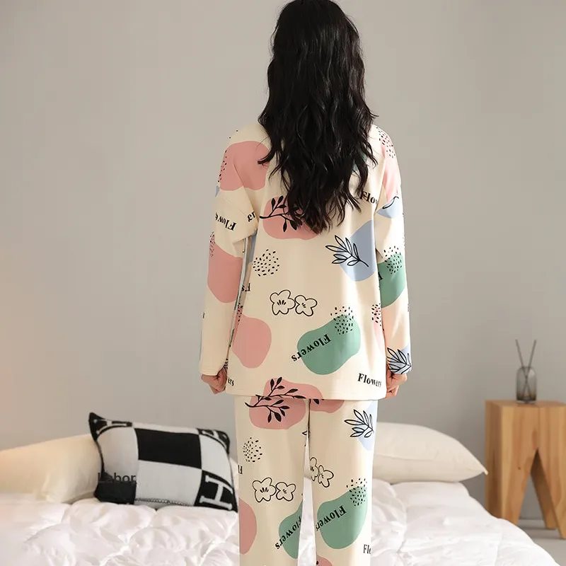 Lan Miao Pajama Set Women's Black-119