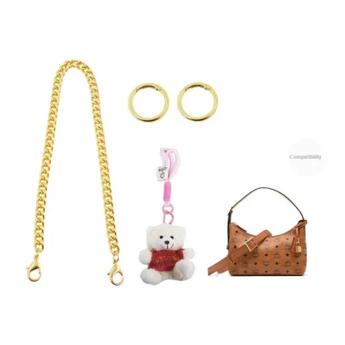 Metal Bag Chain Shoulder Strap Women's Gold
