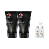 Volcanic 머드 오일 컨트롤 클렌저 100g*2 + 에너지 로션 100ml*2