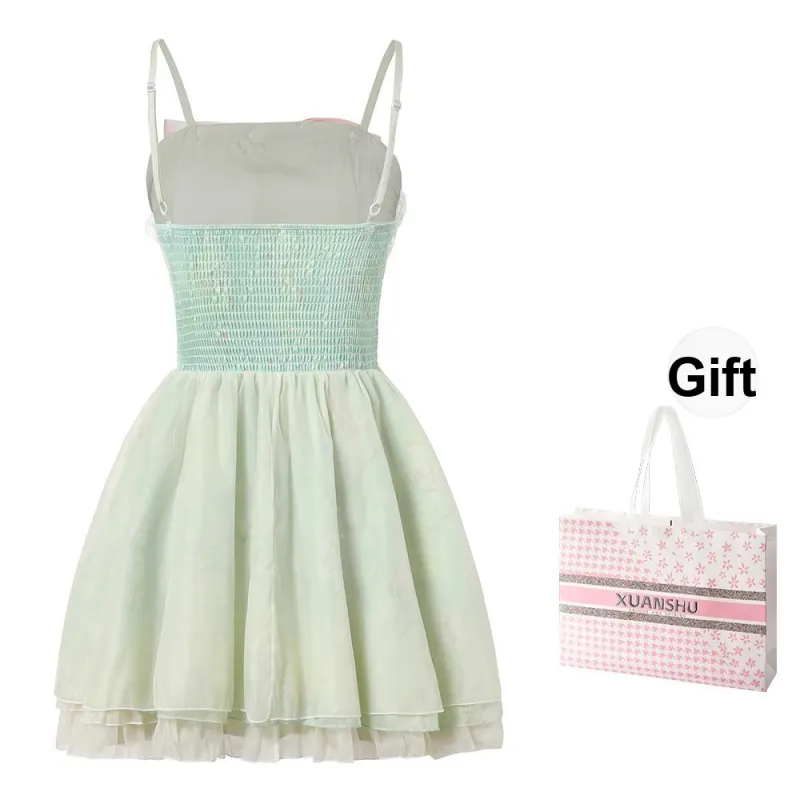 XUANSHU Short Sleeved Dress Women's-18