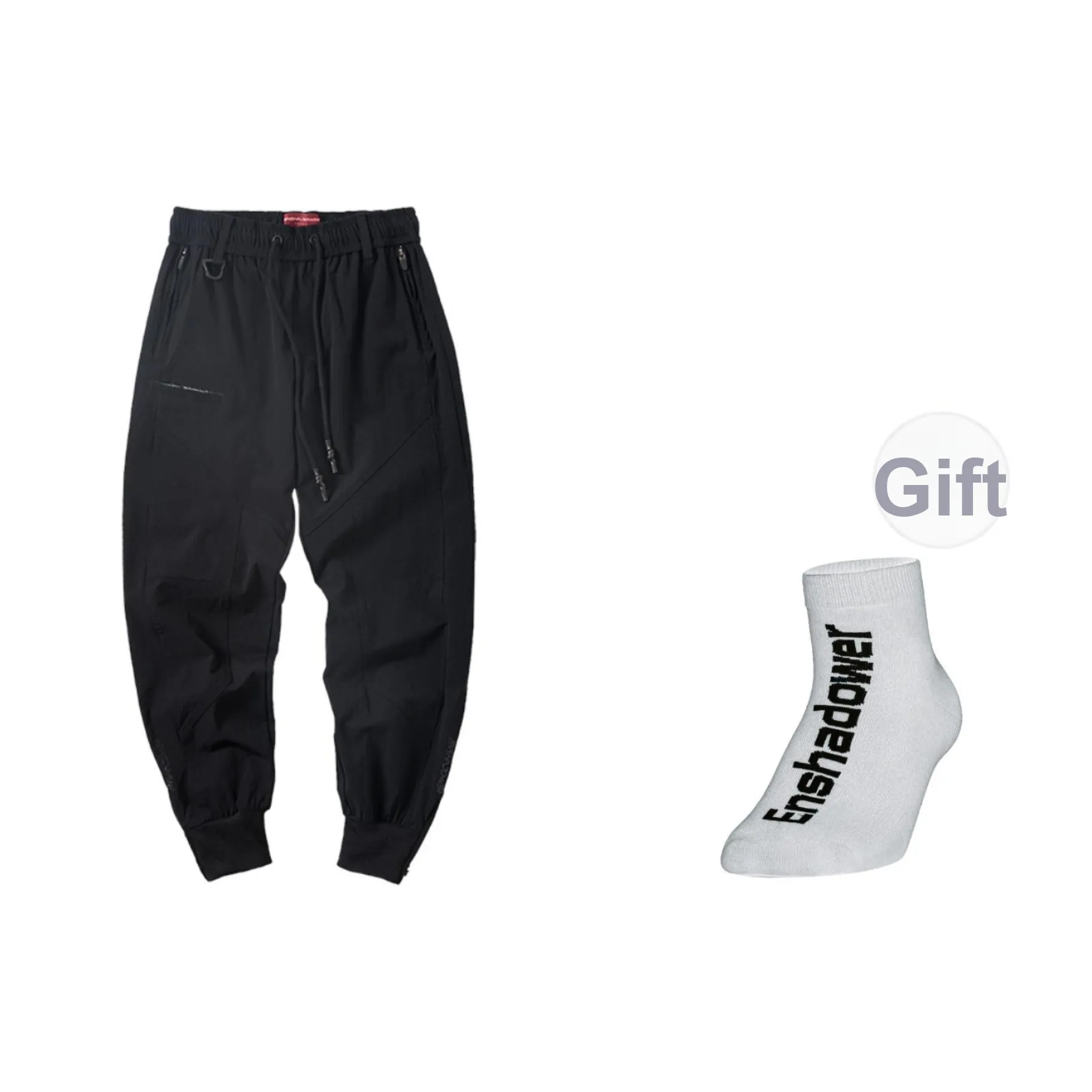 ENSHADOWER Повседневные брюки Унисекс Черный