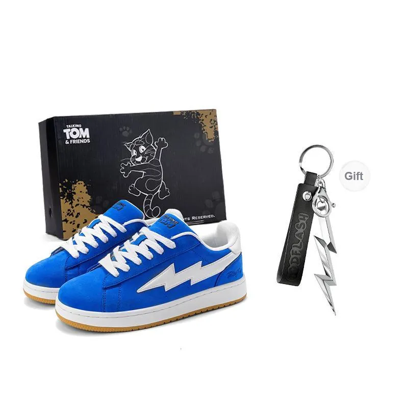 TALKING TOM Lightning Vengeance Storm Anti-Slip And Wear-Resistant Lightweight Low-Top Skateboard Shoes Unisex-19