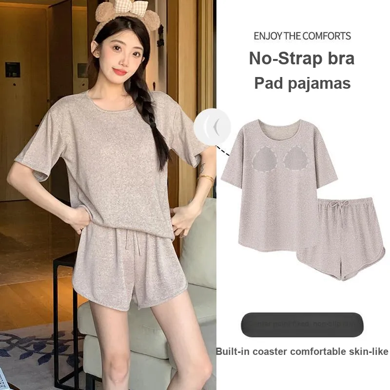 MADALLO Pajama Set Women's Tea Brown-1