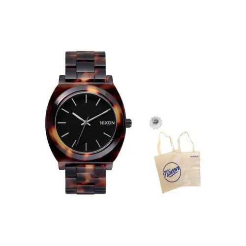 NIXON Кварцевый Movement Женские Часы Time Teller Acetate Черные