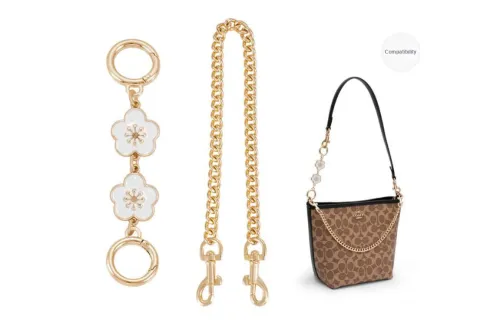 Lan Bao Fan Alloy Metal Bag Accessories Women's Gold/Silver