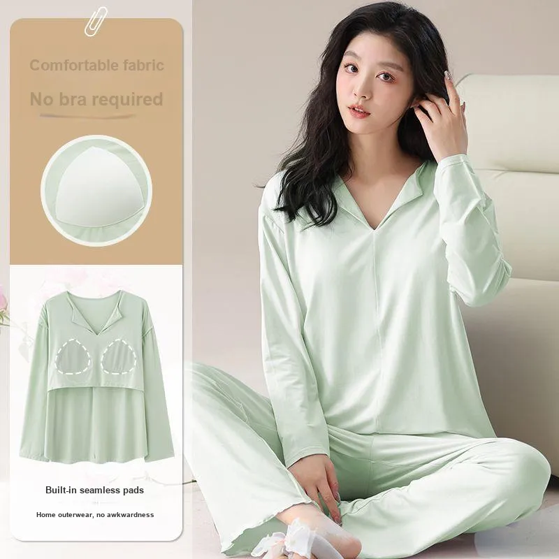 DanceBees Pajama Set Women's Green-1