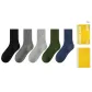 [5 Pack]1 Black+1 Dark Gray+1 Light Gray+1 Army Green+1 Dark Blue