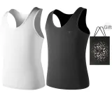 Loose Fit 2 Pack (White+Black) 2 Pcs, Easy to Wash!
