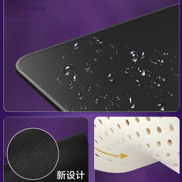 GULAN Multiple Images Available Extra Large Esports Slim Fit G12 Precision Lock Edge Natural Rubber Sole Mouse Pads-1