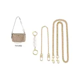 White Pearl Three-Piece Set]Extender Chain 13.5cm+Decorative Chain 40cm+Long Chain 40cm
