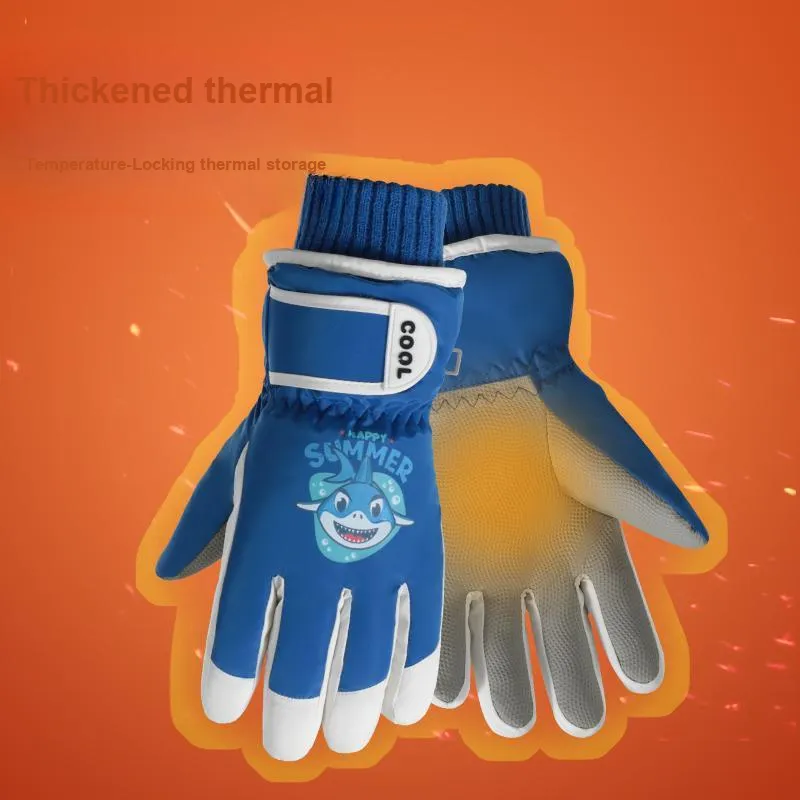 YUZHAOLIN Thickened Gloves Kids'-3