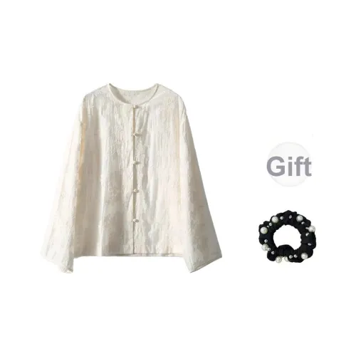 WUSHANSHAN Шифон Рубашка Женская