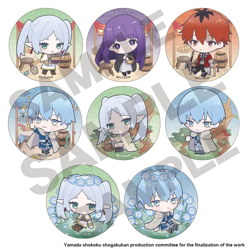 CRUX Fern, Sutark, Frieren, Himmel Frieren  Beyond Journey's End Chibi Courtyard, Shining Badges-1