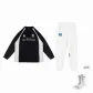 American Soccer Apparel Black & White+North Carolina White Pants+White Signature Socks
