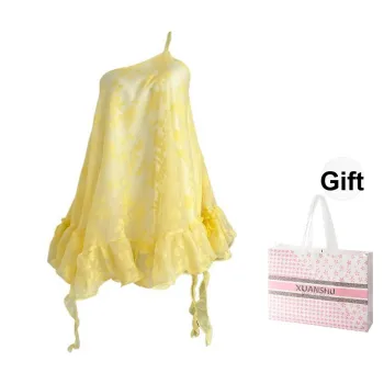 XUANSHU Slip Dresses Women's Yellow