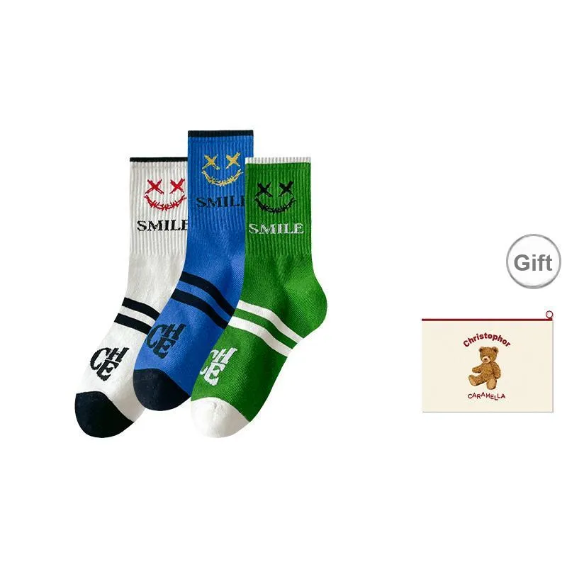 Caramella Mid-Calf Socks Men's Shopping Bag Combo Set-18