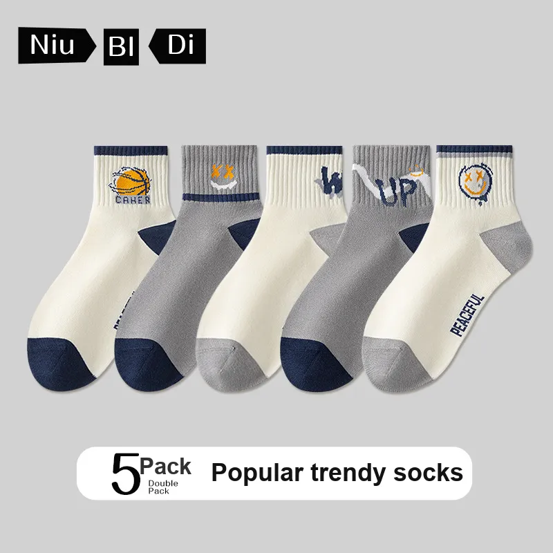 Gentle Welcome Ankle Socks Men's 5 Pack-2