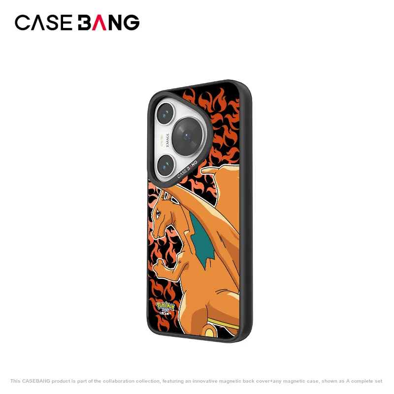 CASEBANG PC Material Pokémon Collaborative Phone Case With Magnetic Back Cover Compatible With Huawei Pura70/pro+/Ultra-22