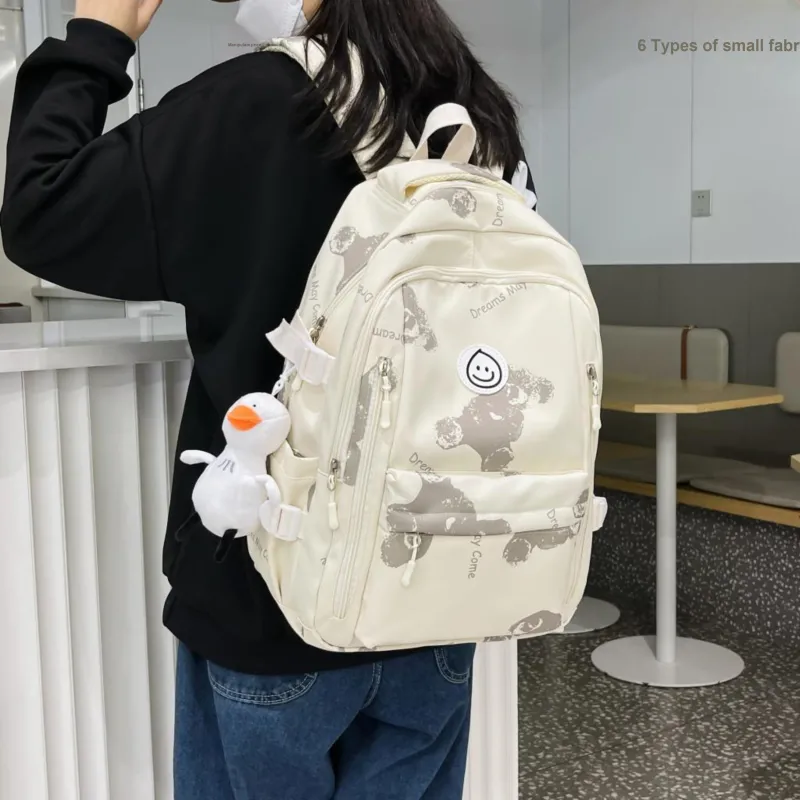Tong Tong Rabbit Nylon Backpack Women's Multicolor-8