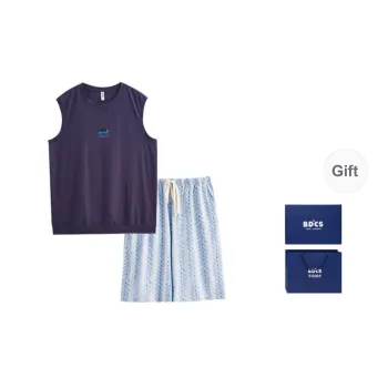 Peninsula City Pajama Set Men's Gift Box Set Blue