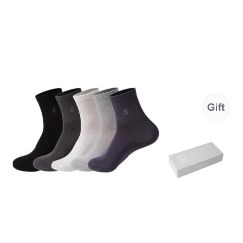 Montagut Mid Calf Socks Men's 5 Pack