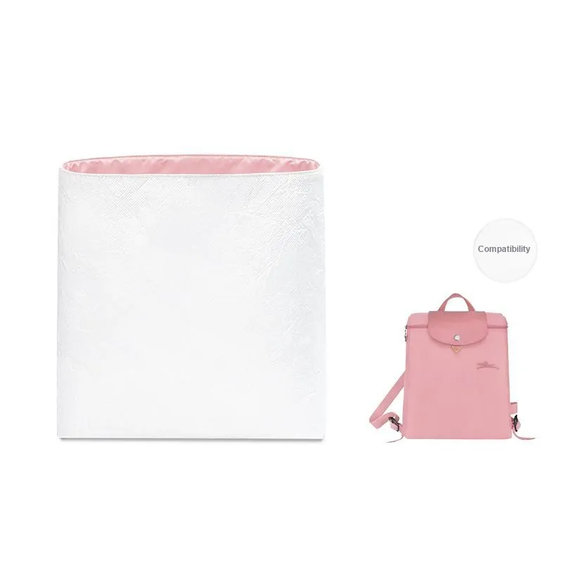 FANJI DuPont Paper Liner Bag For Organizing And Storage Unisex Steamed Chestnut/Meteorite Gray/Peach Pink-9